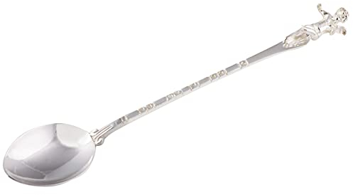 Cuchara de plata de ley 925˚ hecha a mano para regalar o para uso diario, cubiertos de plata de ley