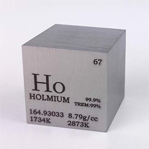 Periodensystem aus lackiertem Holmium-Metall, Würfelform, 99,9 %, 143 g, 25,4 mm