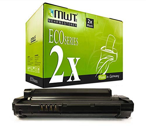 2X Kraft Office Supplies Toner kompatibel für Samsung SCX 4300 4610 ersetzt MLT-D1092S Black Schwarz