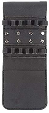 TentHome Vintage Kunstleder Bogenschießen Köcher Tragbarer Seitenköcher Hüfte Taille Pfeile Halter für 6 oder 12 Pfeile,Schwarz 12