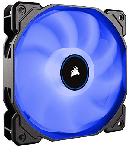 Corsair LED Lüfter AF140-LED Low Noise Dual Pack - 140mm bleu CO-9050090-WW 2 x 140 mm Ventilateur (Pack Double)