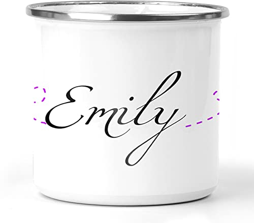 Emaille- Tasse Becher mit Namen personalisiert – Geschenk- Idee Beste Freundin