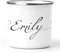 Emaille- Tasse Becher mit Namen personalisiert – Geschenk- Idee Beste Freundin