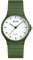 SKMEI Femmes Montre-bracelet Imperméable pour Filles et Femmes, Robe Décontractée Analogique à Quartz, Lyndee, Bracelet en Polyuréthane Vert, 30 Mètres, Boucle, ABS, Polyuréthane, Coffret Cadeau