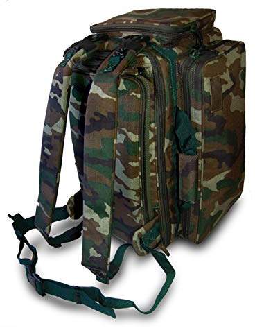 Elite Bags, Critical'S Equipo Móvil De Oxigenoterapia, Color Camuflaje Boscoso