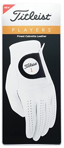 TITLEIST Players Herren-Handschuhe, Weiß, Linke Hand, ML