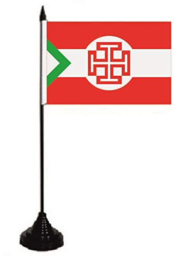 U24 Tischflagge Kruckenkreuz Fahne Flagge Tischfahne 10 x 15 cm