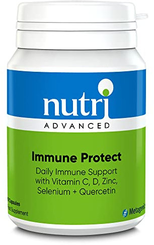 Metagenics Immune Protect - Immune Support Supplement - with Vitamins C and D, Minerals Zinc and Selenium & Quercetin - 60 Capsules