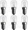 SCNNC 15W E14 Oven Bulb Dimmable, 85LM Warm White 2300K, Oven Light Bulb 300 Degree Heat Resistant, T22 E14 Incandescent Bulbs for Himalayan Salt Lamp, Microwave, Oven and Fridge, 6 Pack