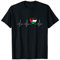 Bandera de Palestina con latido del corazón Camiseta