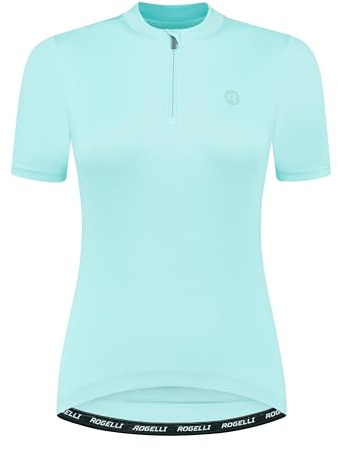 Rogelli Radtrikot Damen Kurzarm - Fahrradtrikot Damen - Rennrad-Trikot mit Reißverschluss - Core