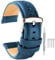 Spolife Universal-Lederarmband mit Schnellverschluss 18mm/20mm/22mm – Unisex Damen/Herren（mit Werkzeug ）