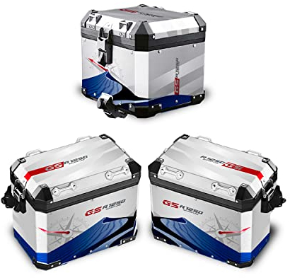 KIT PROTEZIONI ADESIVI VALIGIE RIVESTIMENTO COMPLETO COMPATIBILE CON BMW ALU 2° MODELLO R 1250 GS ADV Rallye Dune Style VA2-FM-013