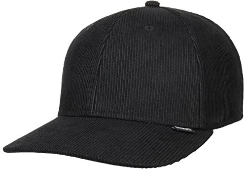 Djinns - Corduroy (Black) - 6 Panel TrueFit Curved Visor Dad Cap Baseballcap Hat Kappe Mütze Caps