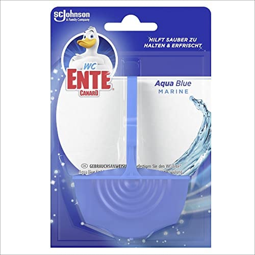 WC-Ente Aqua Blue Einhänger, WC-Duftspüler, Marine Duft, 6er Pack, (6 x 36g)