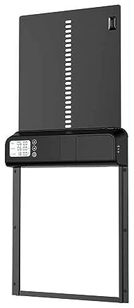 Aka & Lou Automatische Hühnerklappe mit Zeitschaltuhr und Batteriebetrieb, elektrische Hühnertür aus Aluminium mit LCD-Display, wasserdicht, intelligenter Einklemmschutz