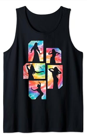 Bauchtänzerin Bauchtanz Oberteil Bauchtanzrock Hüfttuch Tank Top