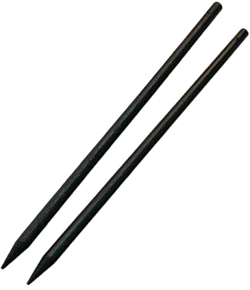 Tainrunse Lot de 2 épingles à cheveux pour cheveux épais et longs chignon - Style chinois - Baguettes en bois noir - Décoration tendance - Noir