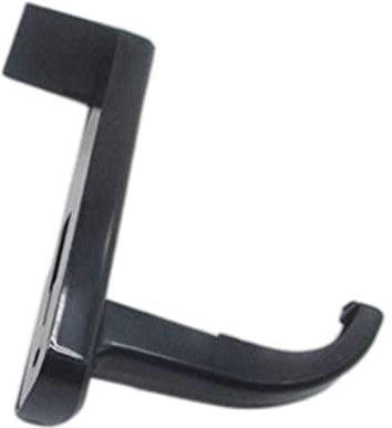 Headphone Stand Plastic Internet Bar Headset Stand Monitor Edge Headset Hanger Hook Holder with Back Adhesive Black Headphone Hook