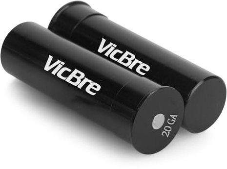 VicBre Cartuchos Falsos Tapón a presión Aliviamuelle para Escopeta Calibre 20 (Pack of 2 Piezas)