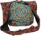 GURU SHOP Boho Tasche, Sadhu Bag, Ethno Shopper, Bedruckter Schulterbeutel, Schultertasche - Braun/bunt, Unisex - Erwachsene, Baumwolle, 32x38x20 cm