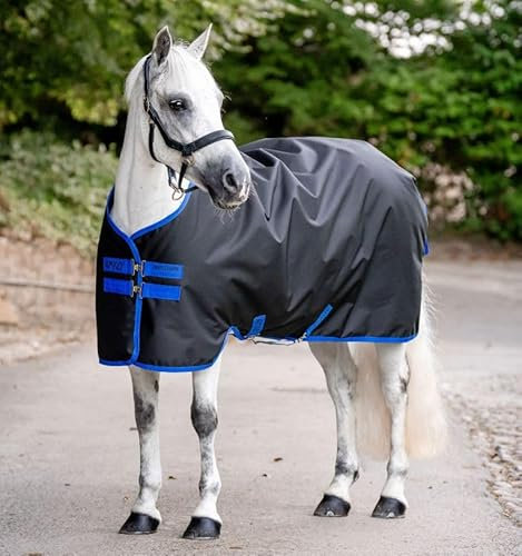 Horseware Amigo Ripstop 900D Lite 0g Turnout Decke Black/Classic Blue Deckengröße:125 cm / 5´9