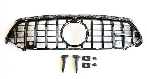 DZSHONGXINSM Griglia Anteriore Griglia Anteriore per Mercedes per Benz Classe A W177 A180 A200 A220 A250 A280 A35 per AMG 2023 2024 Auto Superiore Paraurti Hood Mesh GRIGLIA Presa Aria(Nero)