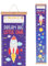 Legami - Dream Big Little One Messlatte zum Aufhängen für die Körpergröße von Kindern, bis 160 cm, 41 Aufkleber im Lieferumfang enthalten, mit Holzleisten, Motiv Space, Blau