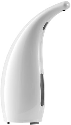 Seifenspender Automatisch, Berührungslos 300ml Elektrischer Seifenspender mit Sensor, Weiß, IPX7, Batteriebetrieb Schaumseifenspender für Bad,Küche, Büro SEVICO