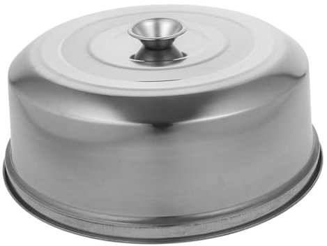 Kisangel Dampfgarer Aus Dickem Stahl Begießen Und Grillen Lebensmittelglocke Grillzubehör Tellerabdeckung Grillplatte Für Die Mikrowelle Leicht Zu Reinigen Stilvoll