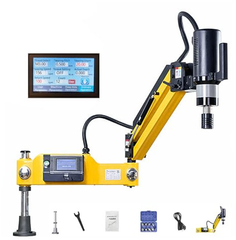 M3-M12 Maschiatrice elettrica 600W M3/M4/M5/M6/8 M10/M12 Maschiatrice elettrica Trapano con mandrini Braccio Utensile elettrico Macchina filettatrice