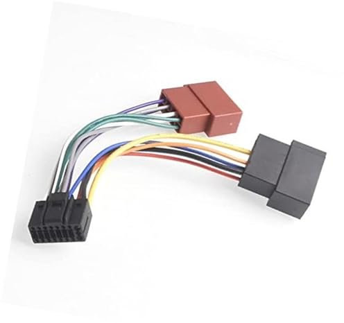 Vuzmode Harnais de Radio stéréo de Voiture 16 Broches ISO for Radio Kenwood à Prise de Lecture Radio ISO Adaptateur Automatique connecteur de Faisceau de câblage Câble Adaptateur Audio Automobile