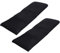 DEARMAMY 2 Piezas Funda protectora para plancha de pelo estilizador alisadores bigudí caso bolsa de rizador bolsa de herramientas para peinar el cabello neopreno Black