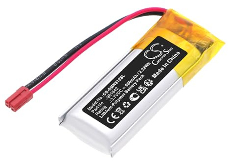 TCTK Akku 600mAh Kompatibel mit [Somfy] 5121348B, Nina IO 1805251 Touch Display-Steuerung Ersetzt 981642
