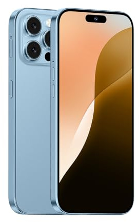 MTGud Smartphone 4G sans abonnement, écran 6,6 Pouces HD, 16 Go ROM, Android 10.0, Batterie 5000 mAh. Double Appareil Photo 13MP+16MP, Double SIM, déverrouillage Facial (Blue)