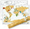 Scratch Map Travel Map - personalisiertes Reise-Poster im Weltformat der Rubbelkarten, hergestellt in Großbritannien