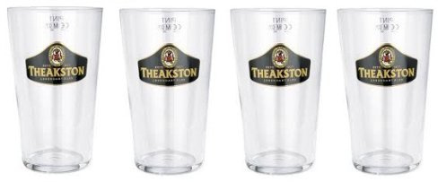 4 x Theakston Legendary Ales Pint Glass