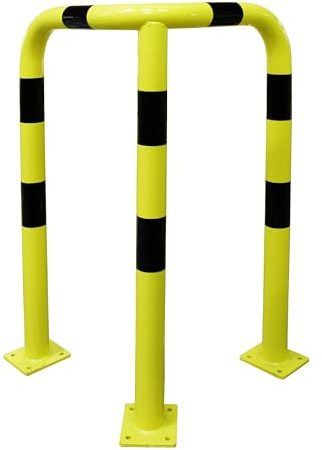 Barrière de protection d'angle - 1200mm - noir/jaune