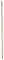 VERDELOOK Mango de escoba de madera con rosca, 150 cm, madera natural