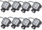 8pcs 12W LED Scheinwerfer Flutlicht Rückfahrscheinwerfer IP67 Wasserdicht Arbeitsscheinwerfer 12V 24V