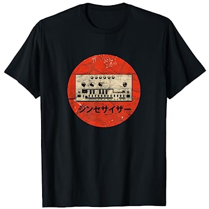 Acid Synthesizer Analog Synth - Techno Vintage DJ T-Shirt T-Shirt