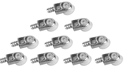 FTVOGUE 10pcs Supporto per mensola in vetro Supporto per staffa di fissaggio ad angolo retto con ventosa Staffa angolare