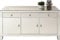 Kare Design Sideboard Luxury Pearl, Champagnerfarbenes Sideboard verspiegelt, mit drei Türen und drei Schüben, edle Griffe, (H/B/T) 77x141x45 cm