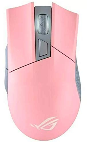 ASUS ROG Gladius II Origin Pnk Limited Edition Wired USB Optical Ergonomic FPS Gaming Mouse Featuring Aura Sync RGB Lighting, 12000 DPI Optical, 50G Acceleration, 250 IPS Sensors and Swappable Omron S