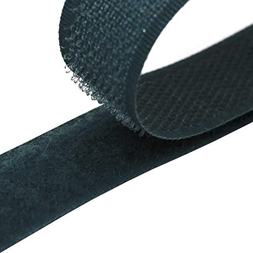 4m Klettband zum Nähen 20mm Flausch- & Hakenband 50 Farben Klettverschluss, Größe:20mm, Gurtband:919 marineblau