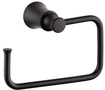 hansgrohe Joleena Handtuchring 20,3 cm Übergang Handtuchhalter in Mattschwarz, 04786670