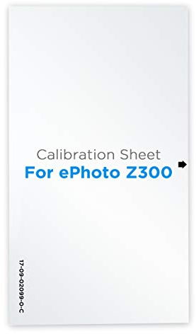 Plustek Kalibrierungskontrollblatt – nur für ePhoto Z300 Scanner