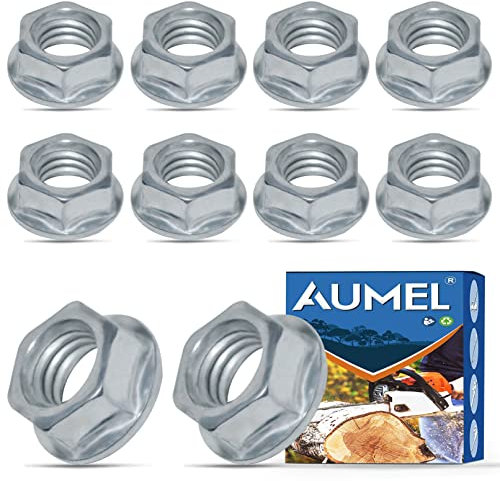 AUMEL Kit d'écrous de barre 10Pcs Pour Echo CS-400 Husqvarna 55, 455, 460 Rancher Vis de bride de tronçonneuse