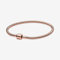 Pandora Icons Snake chain 14k rose gold-plated bracelet, 20