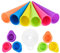 GOLDGE 7psc Moldes para Helados y Embudo Plegable de Silicona, Fabricantes de Paletas de Hielo para Hacer Polos de Hielo Helado Zumo Batido Yogur
